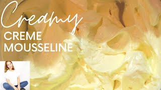 CREAMY CREME MOUSSELINE RECIPE FRAISIER CREAM [upl. by Leticia780]