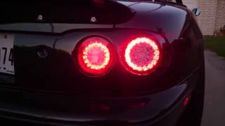 CarbonMiata Quad LED Tail Lights Rear Panel  TopMiatacom [upl. by Maurilia536]