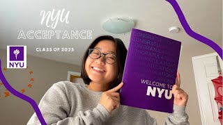 how i got accepted into nyu  why nyu essay [upl. by Annaid517]