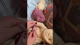 how to cast on intarsia knitting  how to knit series [upl. by Ennail]