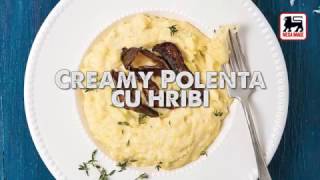 Creamy polenta cu hribi [upl. by Tehc976]