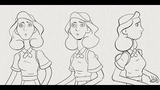 Making a Graphic Novel  Mr Bindle  PreProduction  The Girl  Character Turnaround Pt 1 [upl. by Enois]