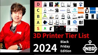 Ultimate 3D Printer Tier List  2024 with Sale Pricing [upl. by Arbmahs]