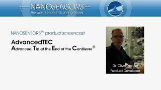 Product screencast NANOSENSORS™ AdvancedTEC™ AFM probes [upl. by Goulette]