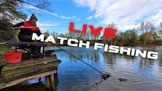 MATCH FISHING LIVE  Winter Pole Fishing [upl. by Akelahs435]