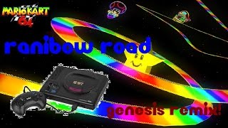 Mario Kart 64  Rainbow Road Sega Genesis Remix [upl. by Naanac]