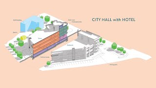 ARCHITECTURE Axonometric DIAGRAM made ONLY in ARCHICAD  Archicad Tutorial [upl. by Bluh]