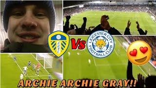 ELLAND ROAD GOES MENTAL AS LEEDS FIGHTBACK AGAINST LEAGUE LEADERS  Leeds vs Leicester [upl. by Abbot]