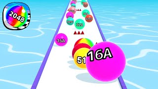 Ball Run 2048  All Levels Gameplay Android iOS  Levels 2600 [upl. by Medardas]