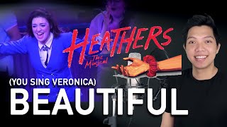 Beautiful Ensemble Part Only  Karaoke  Heathers The Musical [upl. by Neehar155]