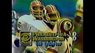 1982 Week 4  Eagles vs Redskins [upl. by Sucramaj866]