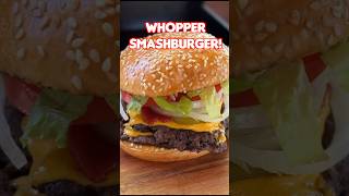 Burger King Whopper Smash Burger 🍔 Copycat [upl. by Nylinej954]