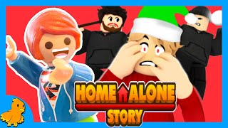 Julian amp Kevin allein zu Haus🏡 Roblox Story Home Alone  Playmobil Familie Vogel [upl. by Shaffert]