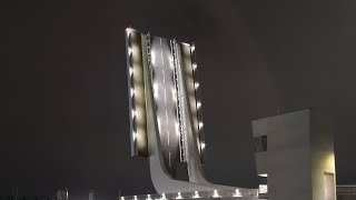 The night before the grand opening of the Gull Wing Bridge Lowestoft [upl. by Laurel798]