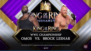 BROCK LESNAR VS GIANT OMOS BRUTAL FIGHT [upl. by Eerized775]