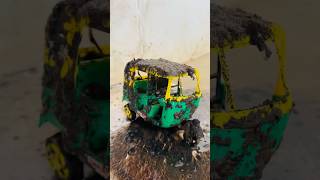 India sabse Ganda autorickshaw cleaning 🧼 shortvideo ￼ [upl. by Courtney873]