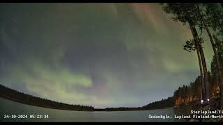 027 20241024 2 Northern Light Live Sodankylä Finland [upl. by Gnolb]