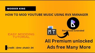 LEARN MODDING  How to Mod YouTube Music Revanced  Reverse Engineering  2024 mtmanager E02 [upl. by Gilford]