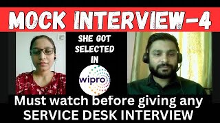 Service Desk Mock Interview Practice Session 4  QnA for service desk interview by Callmepandeyji [upl. by Akenihs650]