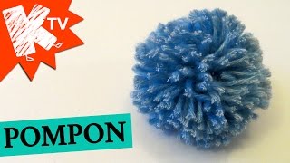 Comment faire un pompon en laine  FACILE [upl. by Hpsoj]