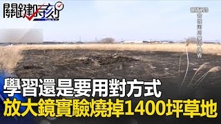 學習還是要用對方式 日學生放大鏡實驗卻燒掉1400坪草地！ 關鍵時刻 201704077王瑞德 馬西屏 [upl. by Devon]