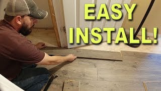 How to Install Laminate Flooring  Easy Step By Step Instructions [upl. by Aiuqram]