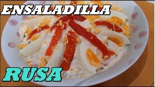 ENSALADILLA RUSA Estupenda para el verano [upl. by Twila928]