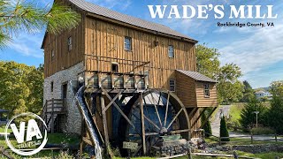 WADES MILL grist mill built in 1750 Rockbridge County VA [upl. by Nomyar507]