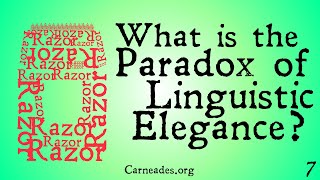 What is the Paradox of Linguistic Elegance Ockhams Razor [upl. by Yasu]