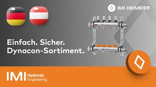 Automatischer hydraulischer Abgleich von Flächenheizungkühlung IMI Heimeiers DynaconSortiment [upl. by Yllut]