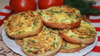 Вкуснющий сытный Завтрак для всей семьи Бутерброды с Сыром [upl. by Norvin]