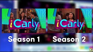 iCarly  Season 1 vs 2  Theme Song in style of Drake amp Josh HD [upl. by Trici451]