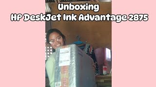 Full Unboxing and installing HP DeskJet Ink Advantage 2875 [upl. by Geer]