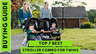 Best Car Seat Stroller Combo For Twins In 2024  Best Twin Stroller Car Seat Combo 2024 [upl. by Ylrebmek]