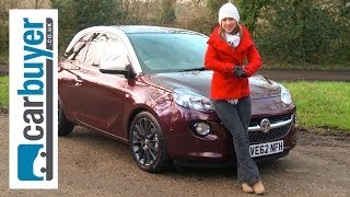 Vauxhall Adam hatchback 2013 review  CarBuyer [upl. by Cirderf604]