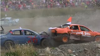 2014 Gander Demolition Derby  Small Car Heat [upl. by Assirrec]