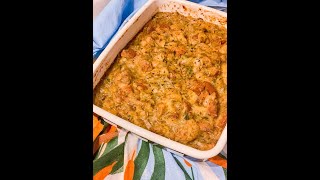 Black Folks Cornbread Dressing Recipe [upl. by Drol]