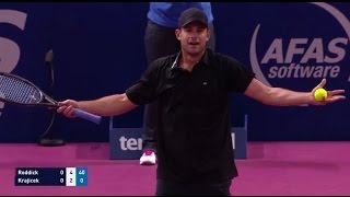 Game of aces Andy Roddick  AFAS Tennis Classics 2014 [upl. by Aivataj]