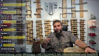 Messerfieber Live Auktionen von Survivalmesser Bushcraft messer und mehr [upl. by Annael]