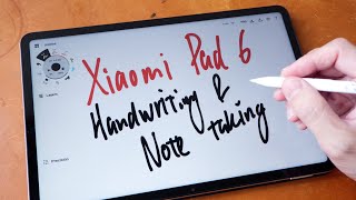 Xiaomi Pad 6 Note taking amp handwriting review [upl. by Carley]