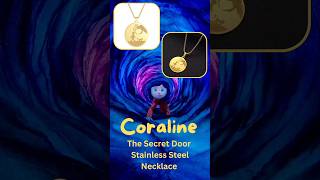 CORALINE Stainless Steel Necklace Circle Disc Pendant [upl. by Enytsuj]