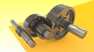 How to Model a Speed Reducer  Transmission Gears  Inventor [upl. by Atselec]