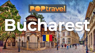 Walking in BUCHAREST  Romania 🇷🇴 Old Town to Parliament  4K 60fps UHD [upl. by Allcot]