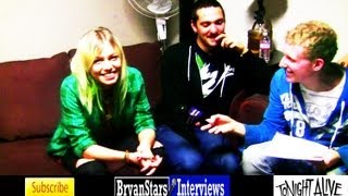 Tonight Alive Interview Featuring Kellin Quinn amp DeeFizzy 2013 [upl. by Yrek403]