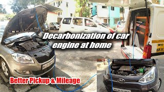 Decarbonization of car engine at home  For Pickup Mileage amp Reduce Engine Noise BlackSmoke [upl. by Ibot]