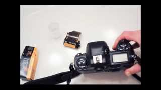 How to Load Film Into the Nikon F100 from the Nikon F100 Channel [upl. by Mateya914]