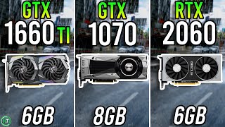 GTX 1660 Ti vs GTX 1070 vs RTX 2060  Tested in 2023 [upl. by Aisatnaf]