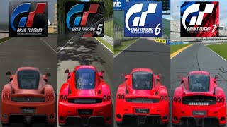 Evolution of the Ferrari Enzo in Gran Turismo [upl. by Jurkoic121]