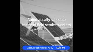 Automatically schedule teams of field service workers [upl. by Duaner]