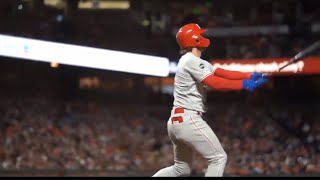 MLB  Bryce Harper Hits HomeRun After OVERRATED Chant  2019 [upl. by Adila]